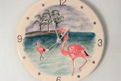 Pink flamingos